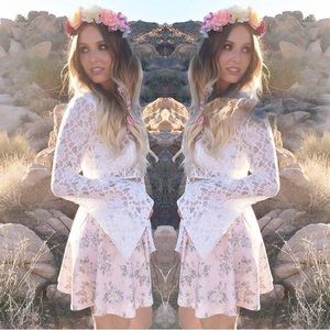 Forever 21 Floral Mini Skirt